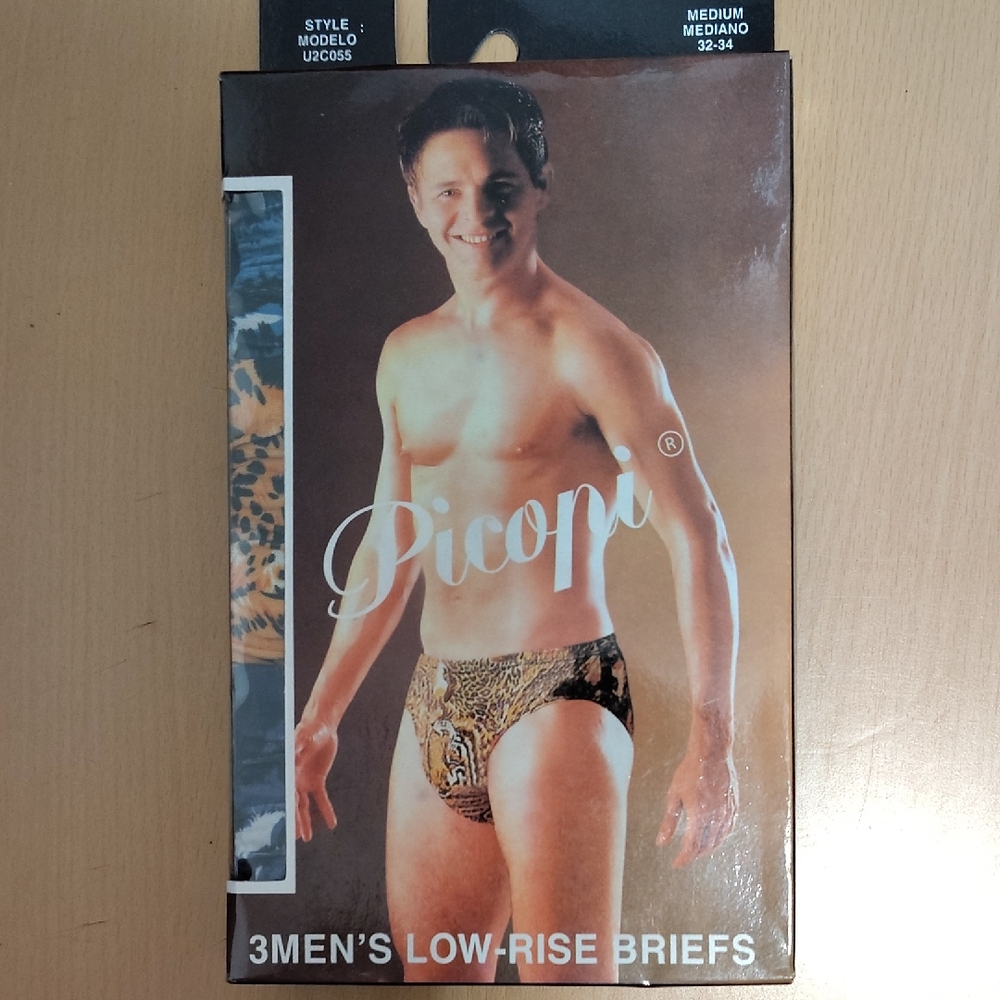 Vintage Men's ANIMAL Prints  Low Rise Briefs Size 32-34 - Picture 3 of 9